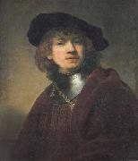 REMBRANDT Harmenszoon van Rijn Self-Portrait oil painting picture wholesale
